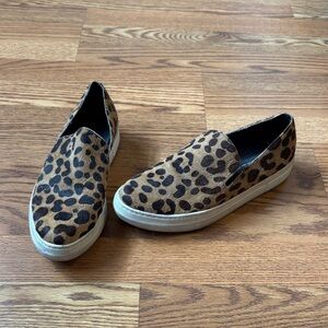 Steven by Steve Madden Leopard Print Slip-On Sneakers